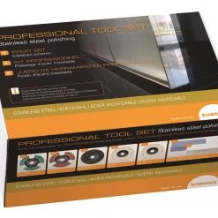 Rhodius Accessoires Pour Polisseuse 125 Mm 209540 Set Professionnel Pour Le Polissage De L'acier Inoxydable