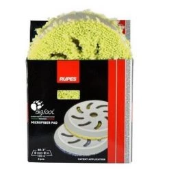 Rupes Accessoires Accessoires Pour Polisseuse 80 Mm 9.BF100XM/2 Tampons De Polissage En Microfibre Moyen 80-100mm 2 Pièces