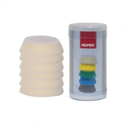 Rupes Accessoires Accessoires Pour Polisseuse 40 Mm 9.BF40S/36 BIGFOOT IBrid Nano Tampon Mousse Velcro 34/40mm Ultra Fin (blanc) 36 Pièces