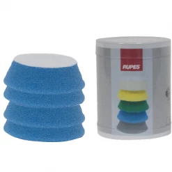 Rupes Accessoires Accessoires Pour Polisseuse 40 Mm 9.BF70H/24 BIGFOOT IBrid Nano Velcro Foam Pad 54/70mm Grossier (bleu) 24 Pièces