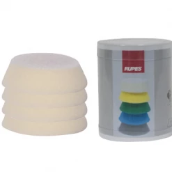 Rupes Accessoires Accessoires Pour Polisseuse 40 Mm 9.BF70S/24 BIGFOOT IBrid Nano Tampon Mousse Velcro 54/70mm Ultra Fin (blanc) 24 Pièces