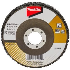 Makita Accessoires Accessoires Pour Polisseuse 115 Mm B-28977 Disque De Nettoyage 115 Mm Noir