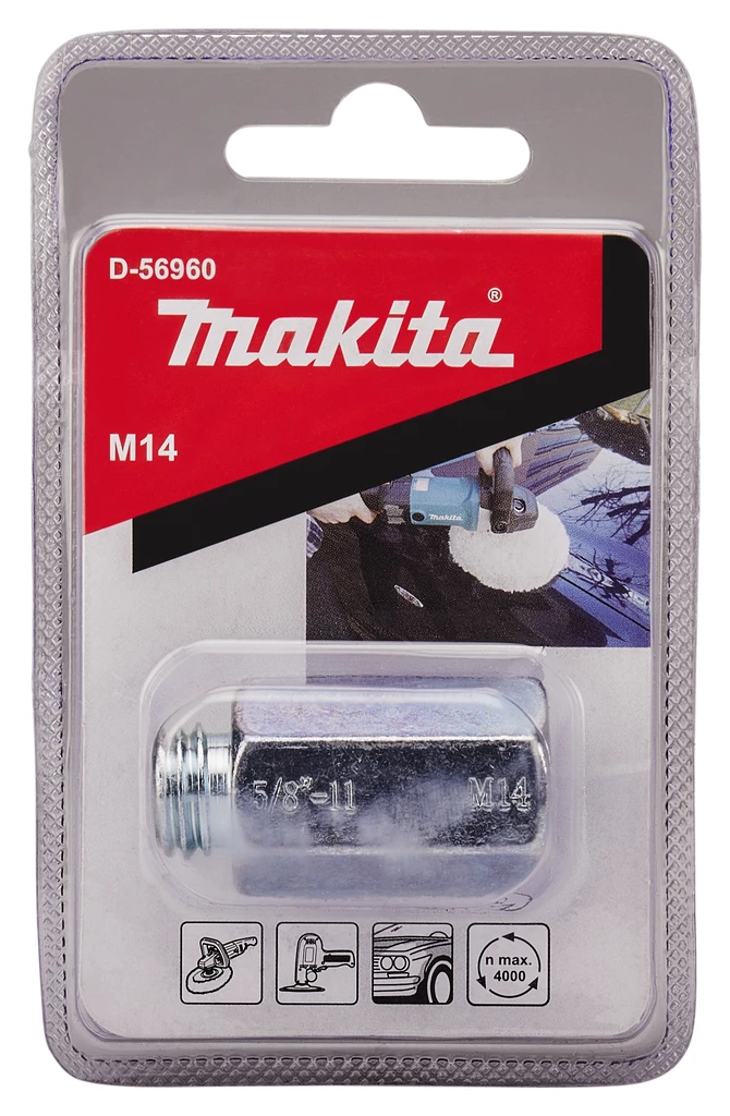 Makita Accessoires Matériel De Nettoyage D-56960 Adaptateur Disque De Polissage M14 6 Makita Accessoires Matériel De Nettoyage D-56960 Adaptateur Disque De Polissage M14 – Image 5