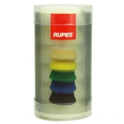 Rupes Accessoires Autres Polisseuses RU-9.BF40S/6 IBrid Eponge De Polissage Ultra Fine Blanche 34-40mm 6 Pièces